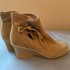 YOU by crocs short wedge boots